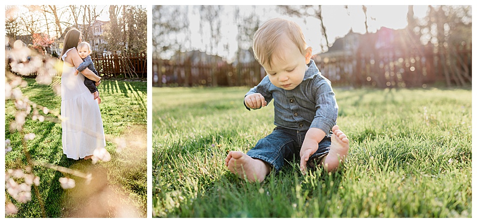 motherhood-photo-little-boy-outdoor-spring-photo