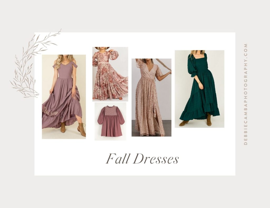 fall dresses for family photos