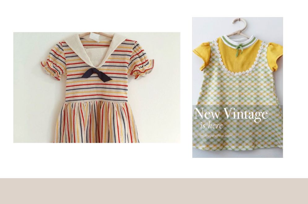 Darling vintage baby girl dresses from Murray & Finn in Maplewood, NJ
