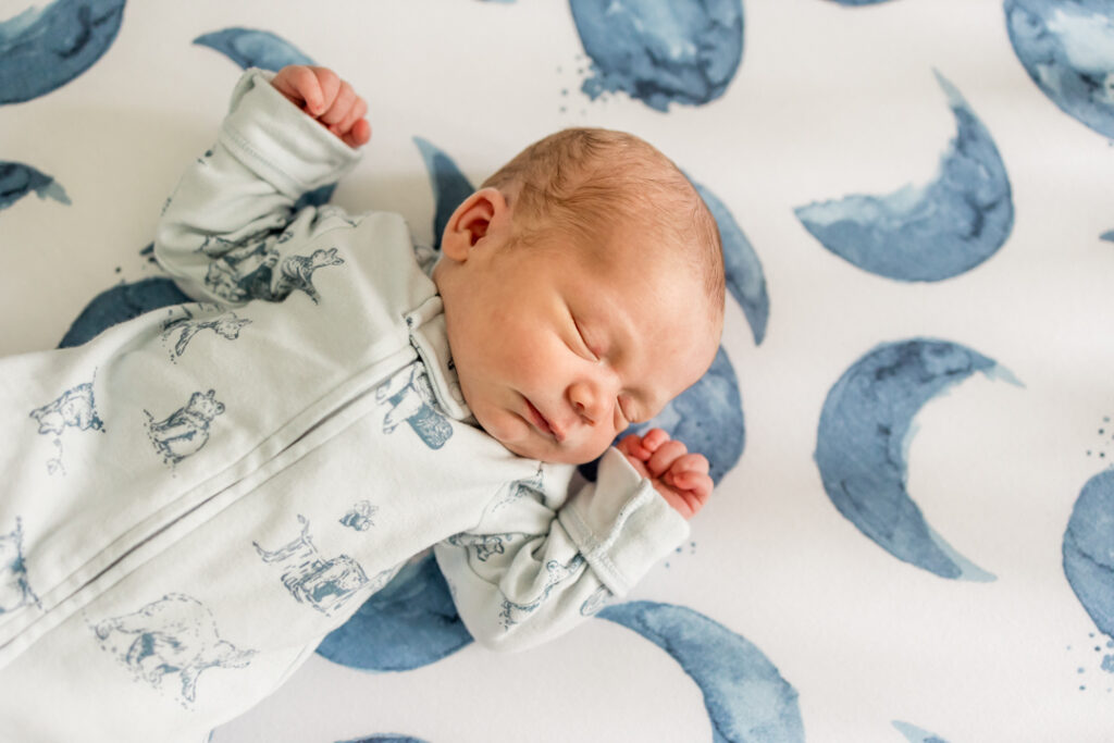 Natural Light Newborn Session at Home