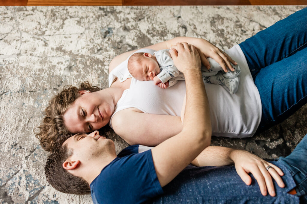 Natural Light Newborn Session at Home