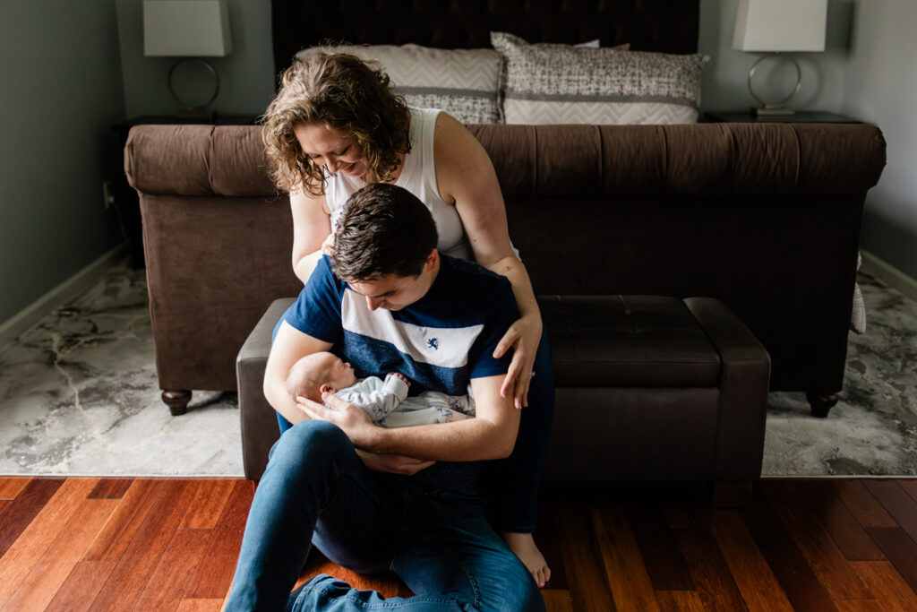 Natural Light Newborn Session at Home