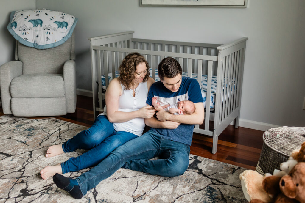 Natural Light Newborn Session at Home