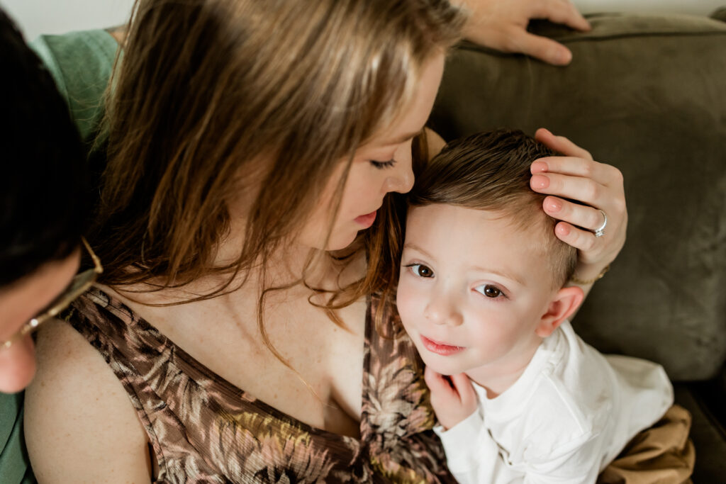 toddler gazing into camera
